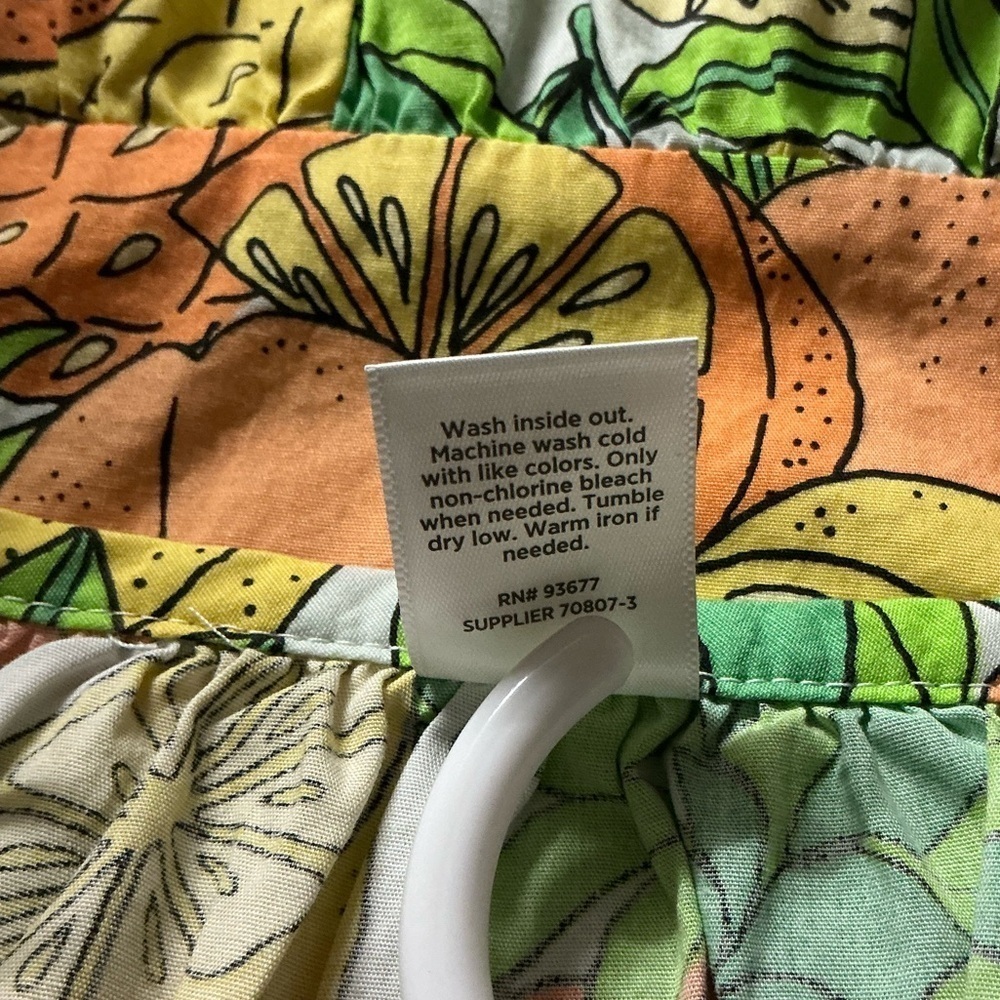 NWT Peyton & Parker Tropical Fruit Print Dress - Picture 7 of 9